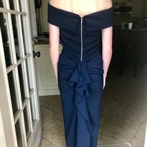 Nicole Bakti Aida Leilani off the shoulder dress